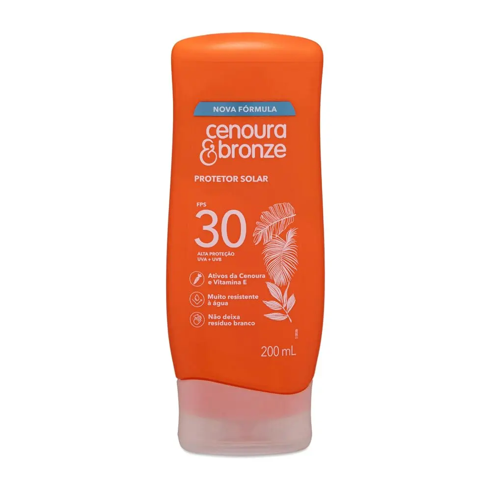 Protetor Solar FPS 30 Cenoura & Bronze 200ml - 1