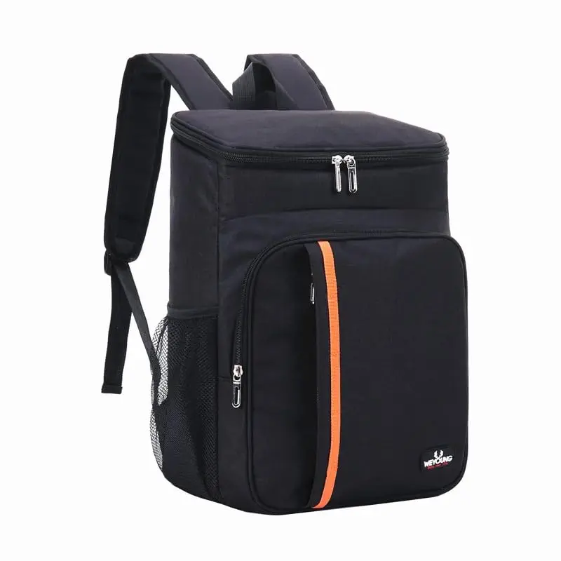 Mochila Térmica 30 Litros Impermeável à Prova de Vazamento – Bolsa Cooler Masculina e Feminina para Praia, Camping, Piquenique e Trabalho – Alça Acolchoada, Zíper Reforçado, Tecido Oxford