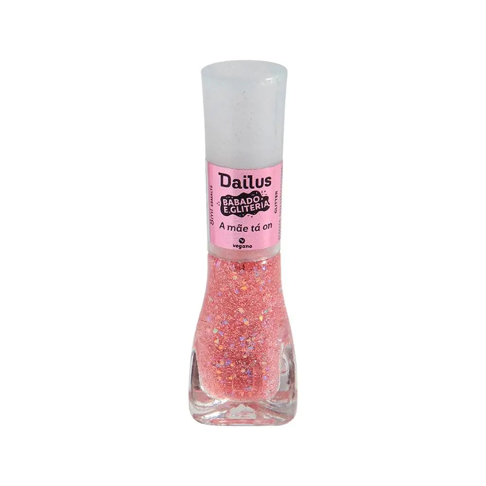 Dailus - Esmalte Dailus Vegano Babado E Gliteria Glitter 8Ml A Mae Ta On