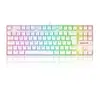 [App]Teclado Mecânico Kumara RGB Switch Red ABNT2 Branco - 1