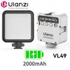[Envio do Brasil] Luz LED Ulanzi VL49 6w mini vlog led luz de preenchimento branco 2000mah 5500k iluminação fotográfica - 1