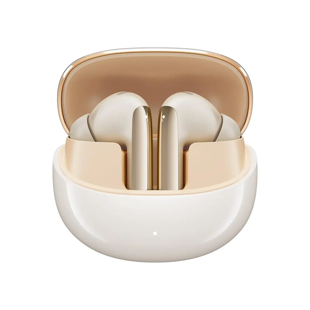 Fones de Ouvido QCY MeloBuds Pro, Fone Bluetooth com Cancelamento de Ruído Ativo, Certificação Hi-Res, 34 Horas De Reprodução, Dourado