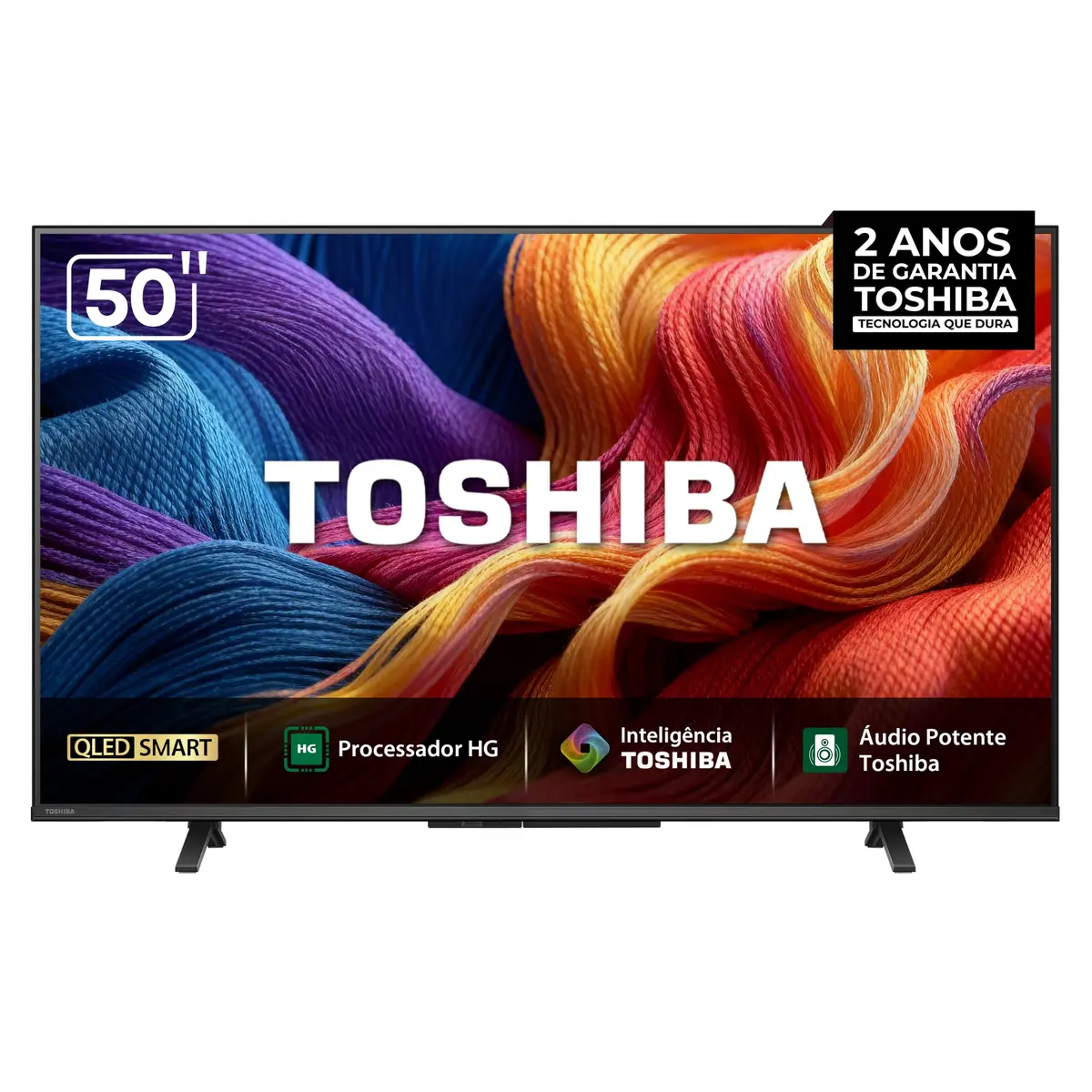 Toshiba Smart TV QLED FHD 50" Polegadas 50V45SS com Processador HG Inteligência Toshiba AI e Áudio Potente multicanal - 1