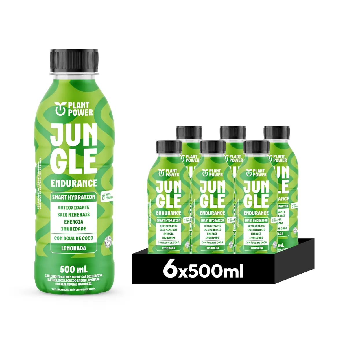 Isotônico Jungle Carbo Limão 500ml - 06 Unidades - 1