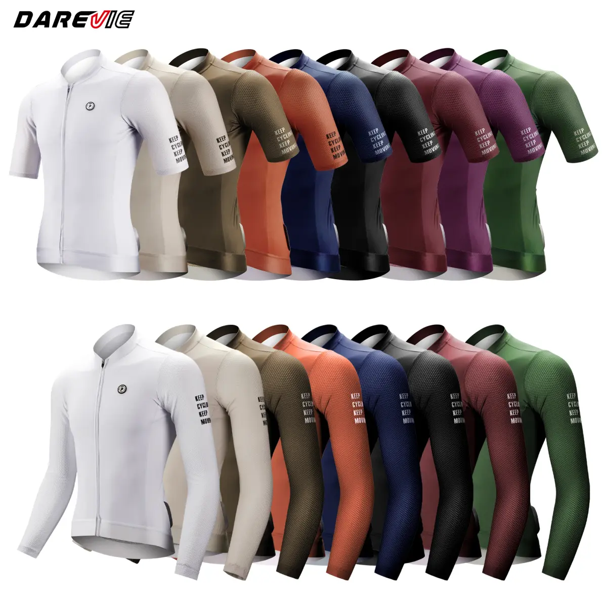 DAREVIE Ciclismo Jersey Pequeno Tamanho SPF 50 + Nível De Treinamento Homens Mulheres Mangas Compridas Ciclismo Jersey Respirável Homem Ciclismo Maillott
