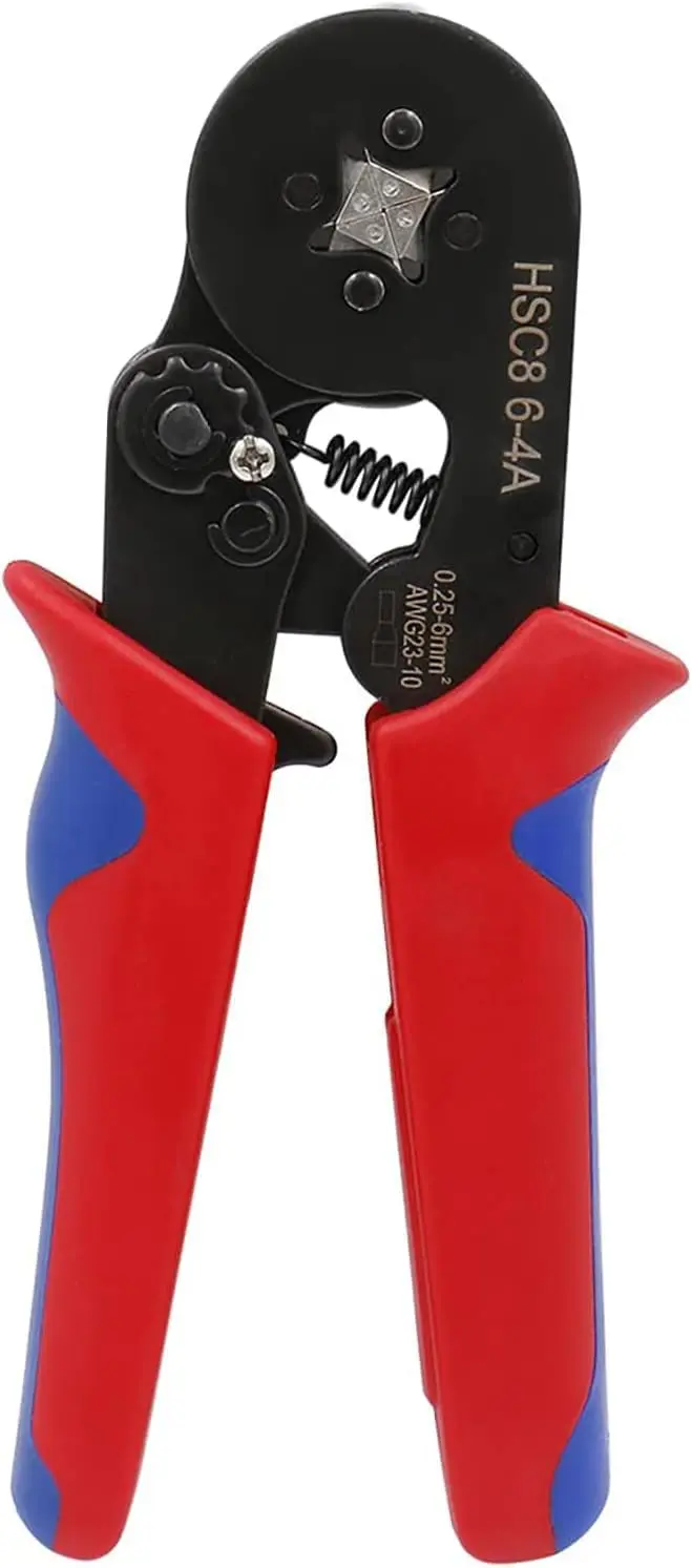 Alicate de Crimpar, Alicate de Crimpagem Ferramentas de Crimpagem Autoajustáveis Para 0,25-10 Mm², Terminais Quadrados Para Cabos Elétricos