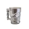 Lyor Caveira Rock Style Caneca para Chopp e Cerveja de Vidro, Cinza, 510 ml - 1