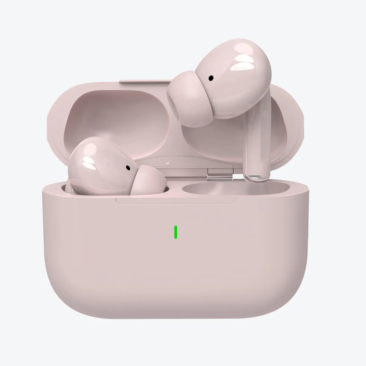 Fones de ouvido sem fio Bluetooth 5.3, 36 horas de reprodução, graves potentes, à prova d'água IPX5, carregamento Tipo C, compatíveis com sistemas iOS e Android (ROSA)