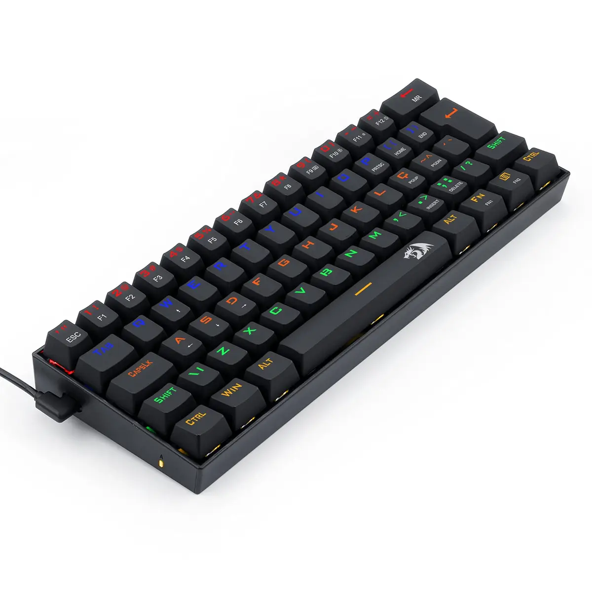 TECLADO GAMER MECANICO LAKSHMI RAINBOW PRETO SWITCH PRETO ABNT2 SWITCH BLACK - 1
