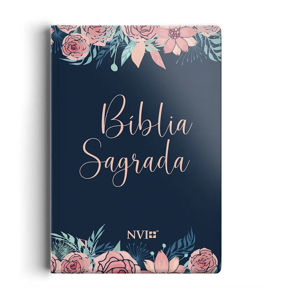 Bíblia NVI Letra normal - Rosas - 1