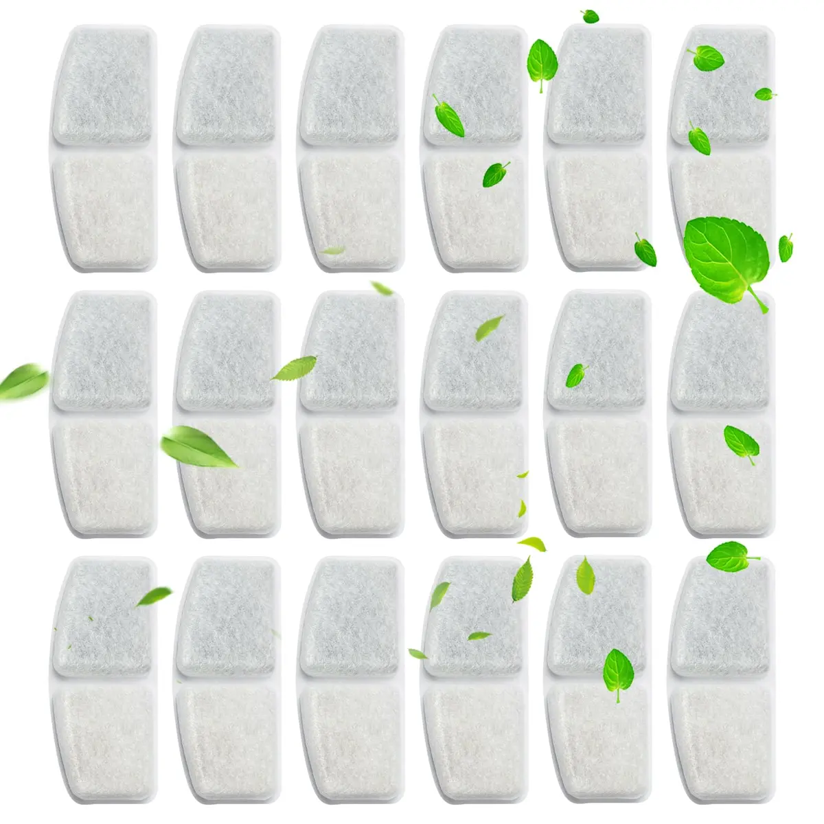Filtros Refil Fonte Bebedouro Gatos Cães Pet, Bebedouro Fonte Gato Cão Com Filtragem E Purificação Pet (18 PCS)