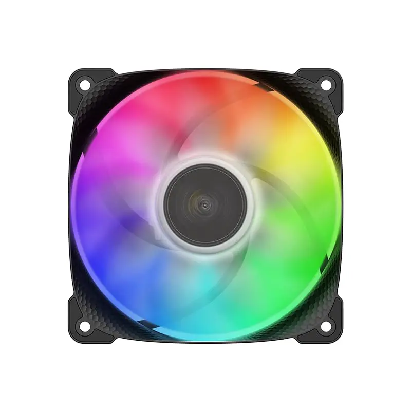 Fan Unitária 120mm Geometric Future Squama 2501B-1 RGB Preto