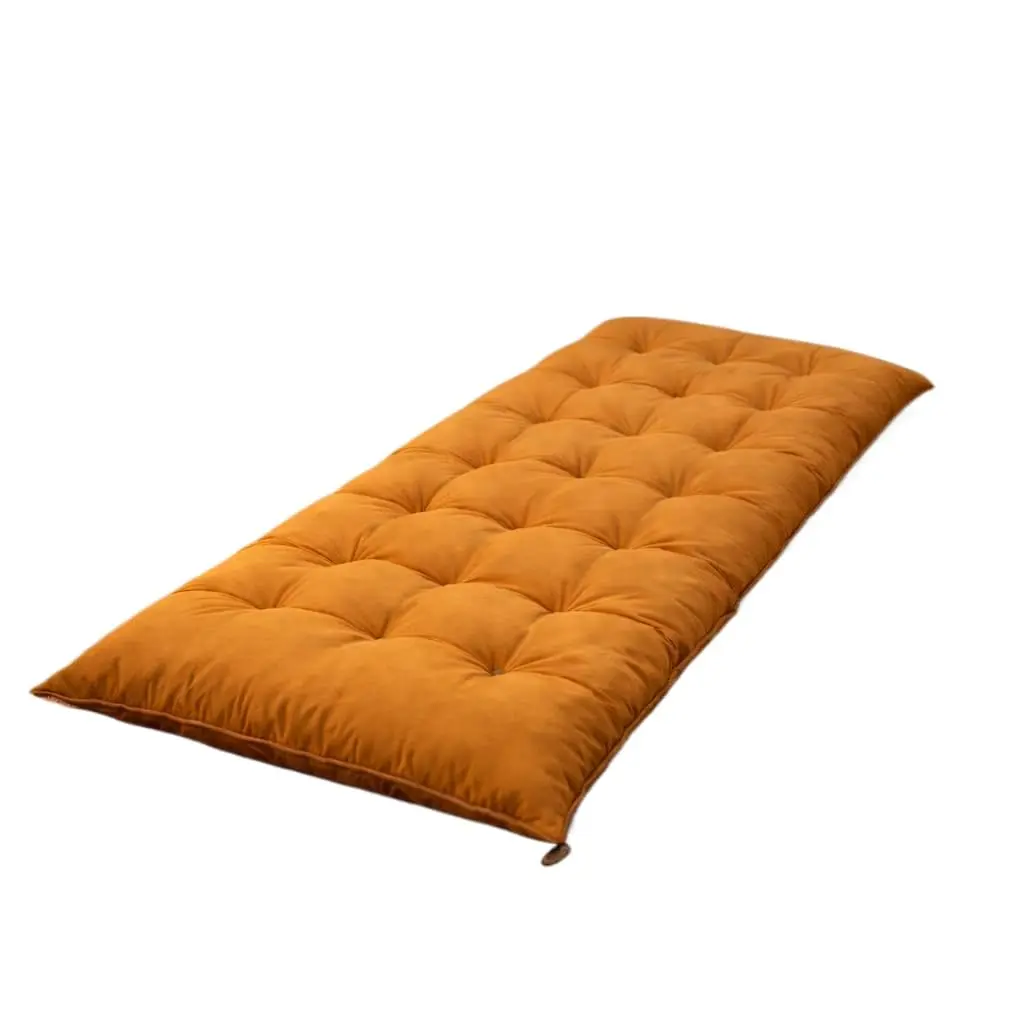 Colchonete Futon 1,70m x 0,60m Almofada Confortável Multiuso(Mostarda) | Colchonete Futon confortável e versátil para descanso, decoração e uso diário em diversos ambientes - 1