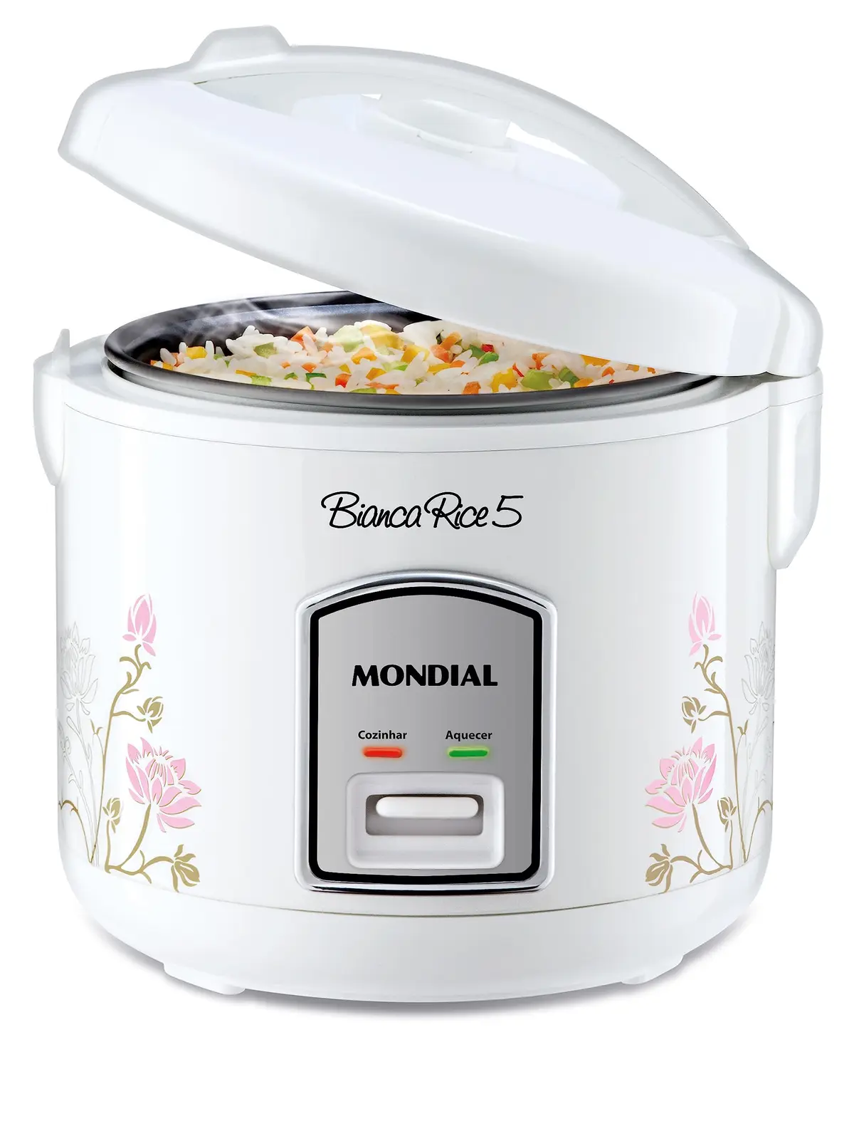 MONDIAL Panela De Arroz Bianca Rice 5, Branco, 400W, 110V - NPE-05-5X