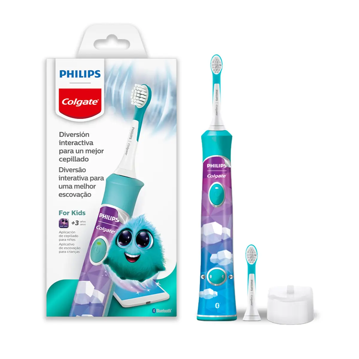 Philips Colgate SonicPro Kids Escova de dente Elétrica Infantil, 1 Unidade