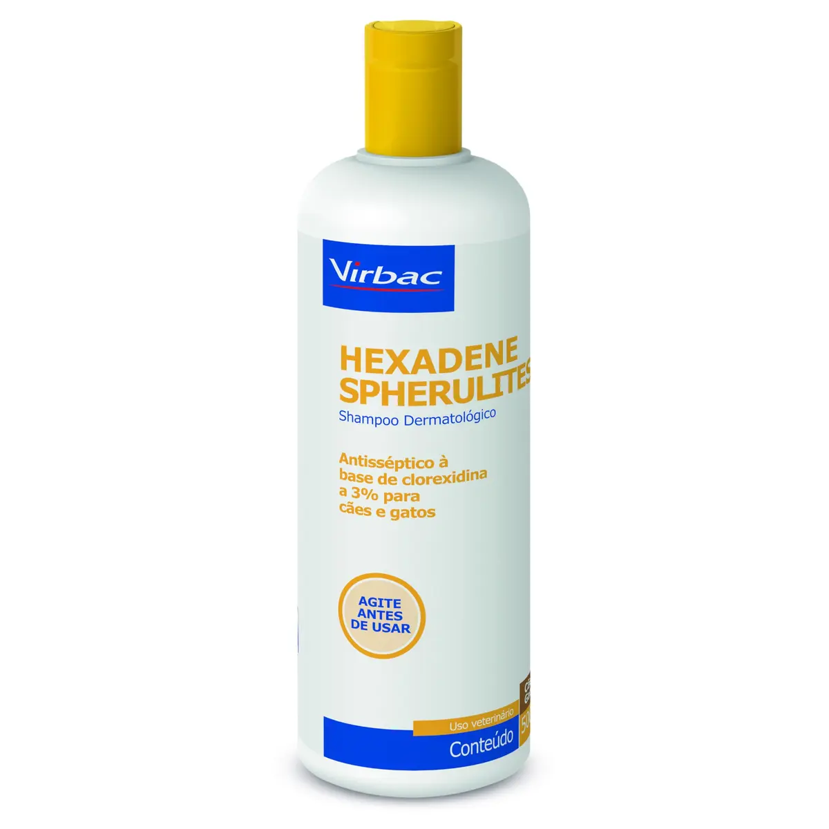Virbac Hexadene Shampoo Spherulites para Cães e Gatos 500 mL | Shampoo Terapêutico - 1