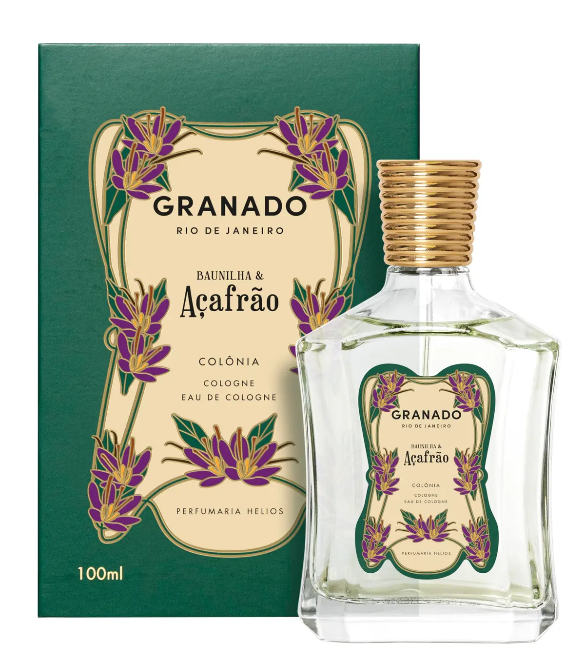 Granado Colônia, Vintage, Baunilha & Açafrão, 100ml