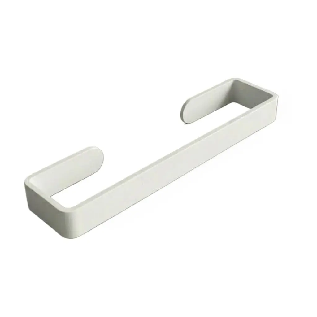 Porta Toalha Banheiro | Organização Prática | Instalação Adesiva Premium | Durabilidade Premium(1 Un. Rosto Branco)