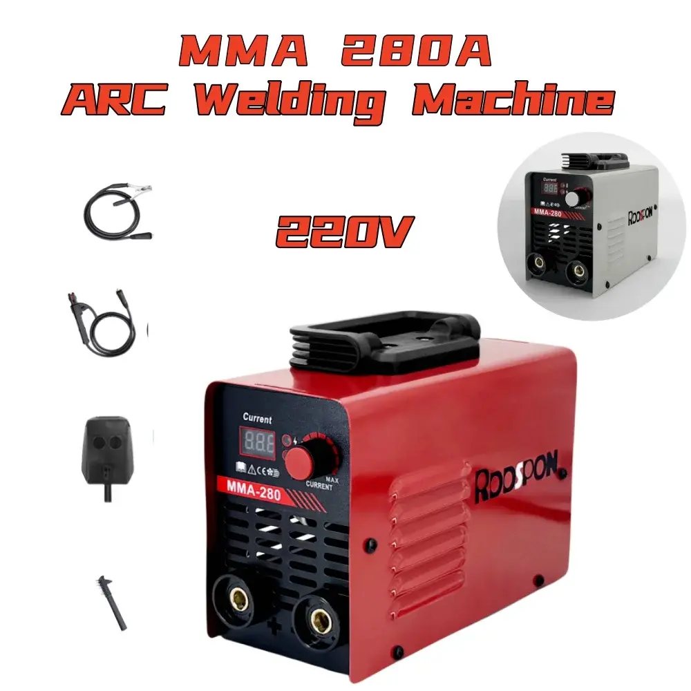 MMA Máquinas de solda a arco Corrente de arco ajustável LED Display digital Equipamento de soldagem elétrica Ferramentas de reparo de carro para uso doméstico