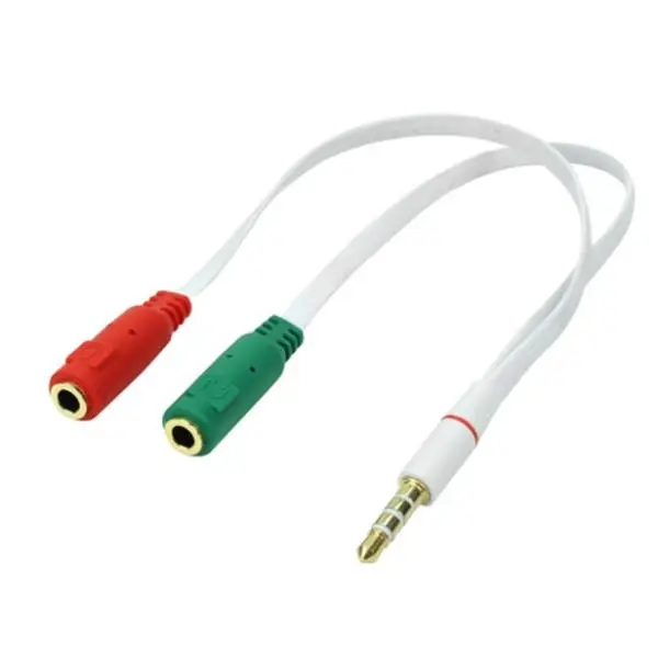 Cabo P3 + 2 P2 Fêmea 20cm: Adaptador Prático - 1