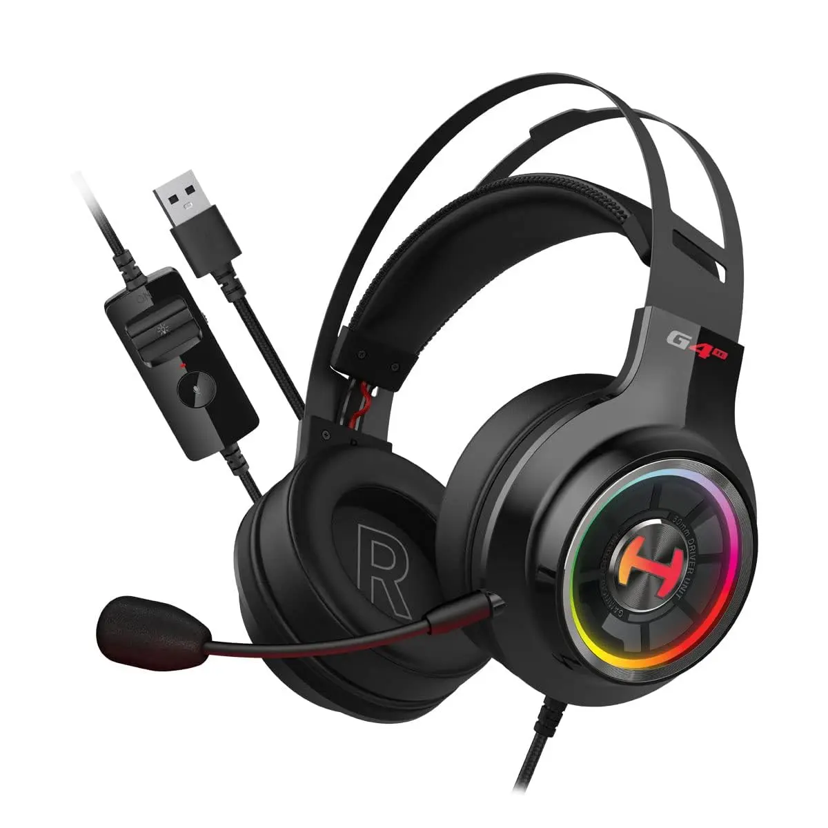 Headset gamer 7.1 G4TE Over-Ear, preto - Hecate Edifier - 1
