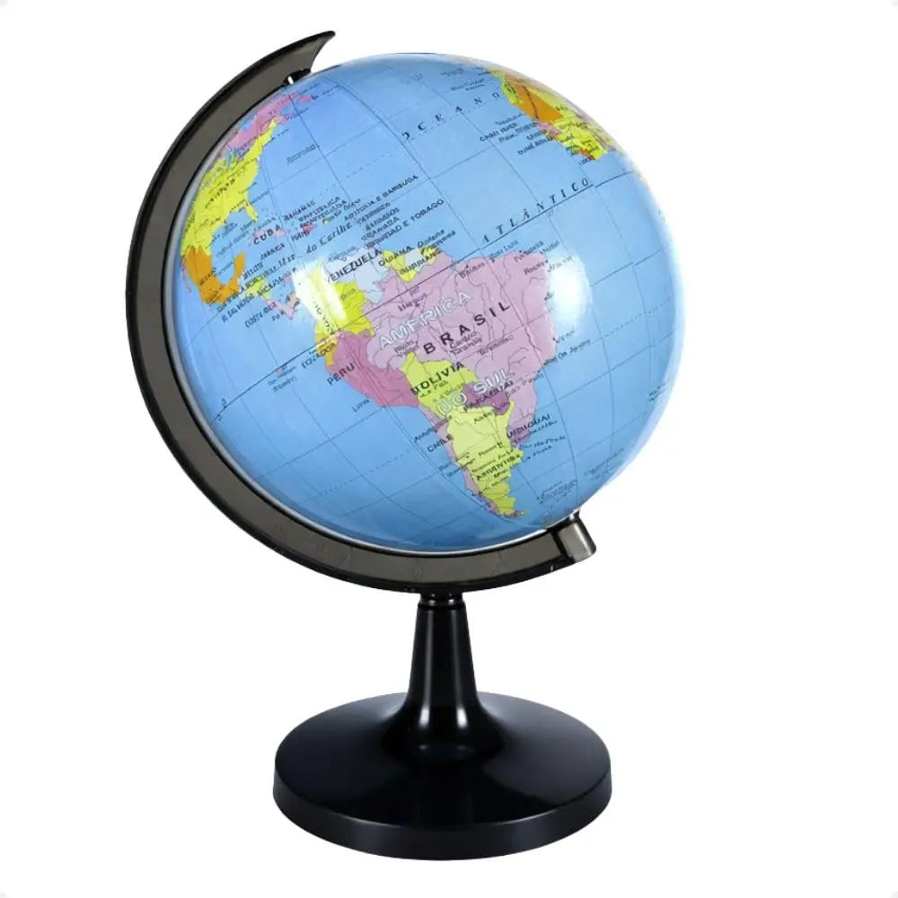 Globo Terrestre Giratorio, Mapa Mundi, Rotação 360°, Mapa Político Colorido, Ideal para Estudos e Decoração - 1