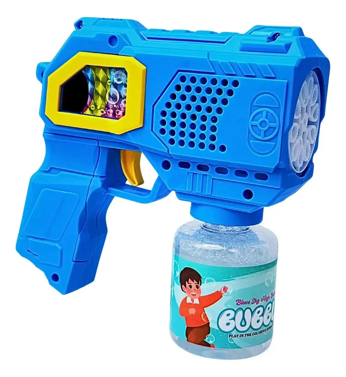 Pistola De Bolinha De Sabão Lança Bolha Maquina Bolha Sabão | Brinquedo Infantil, Bolhas Automáticas, Com Iluminação, Fácil de Usar, Diversão ao Ar Livre