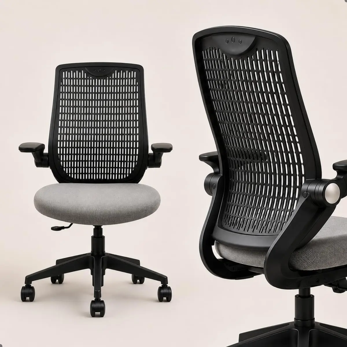 Cadeira de Escritório Executiva Axial, Ergonômica, Giratória, Tela Mesh, Reclinável, Confortável, Suporta 120kg, Home Office, Sala de Reunião, Blidshop