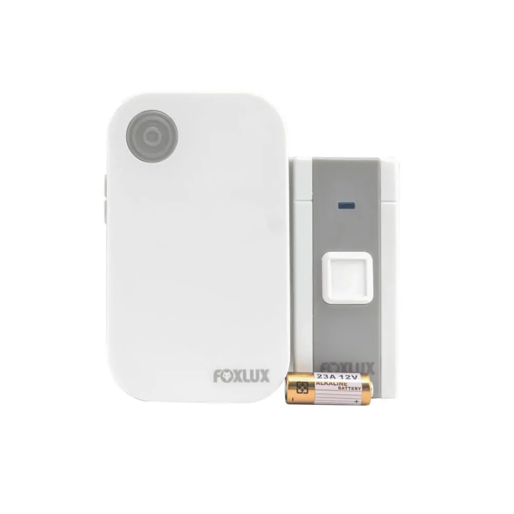 Campainha Sem Fio Foxlux FX CAD 6 36 Toques Alcance 100m IP44 com Volume Ajustável