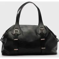 Bolsa Feminina Arezzo Grande Couro Preta