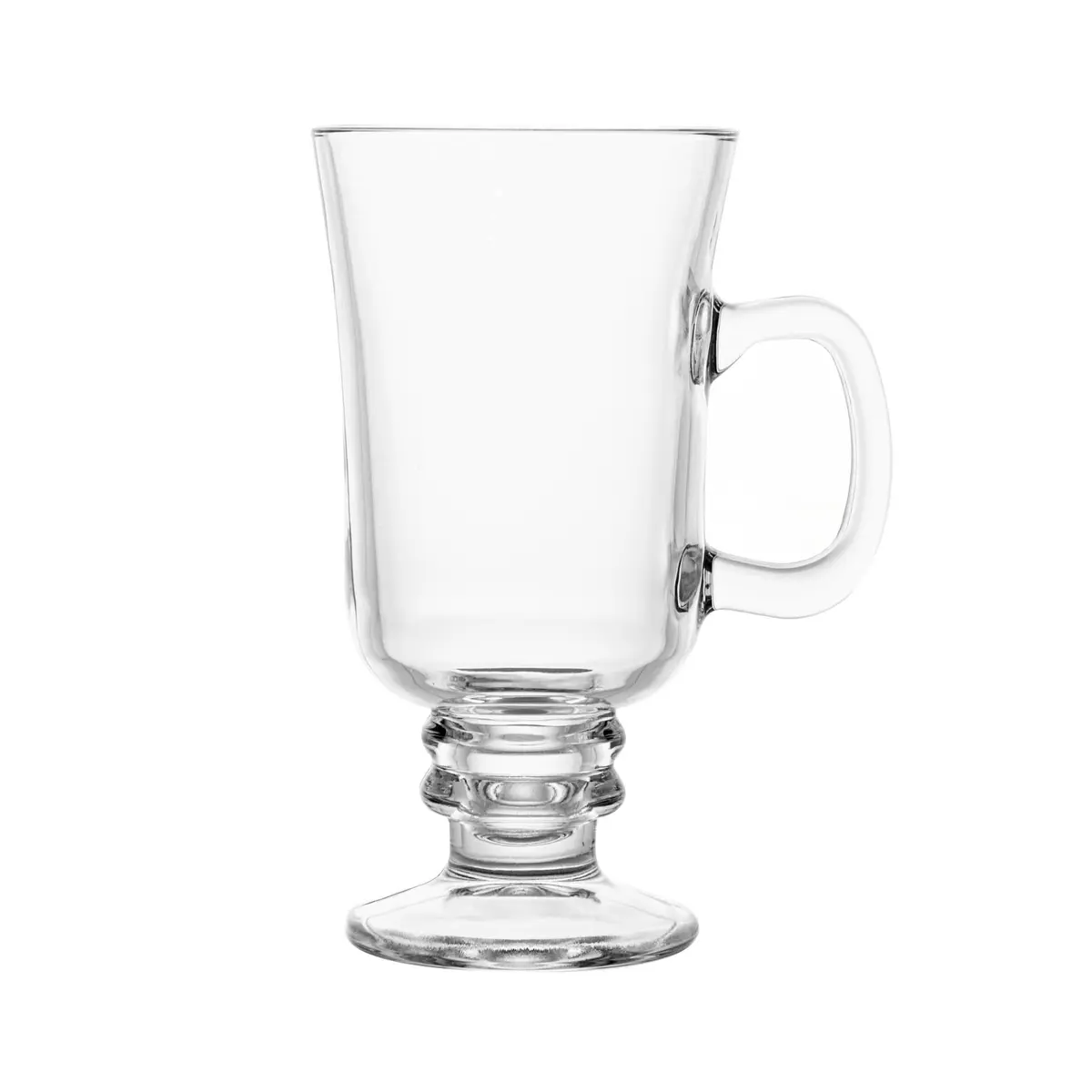 LYOR - Caneca Irish Coffe com Alça e Pé 250ml Vidro - 1