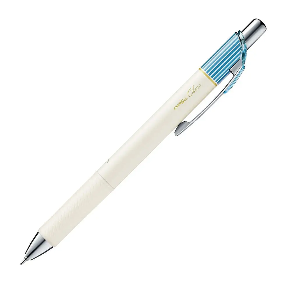 Pentel Caneta Gel Energel Clena 0.5 mm Corpo Azul Céu e Tinta Azul SM/BLN75LS-CX - 1