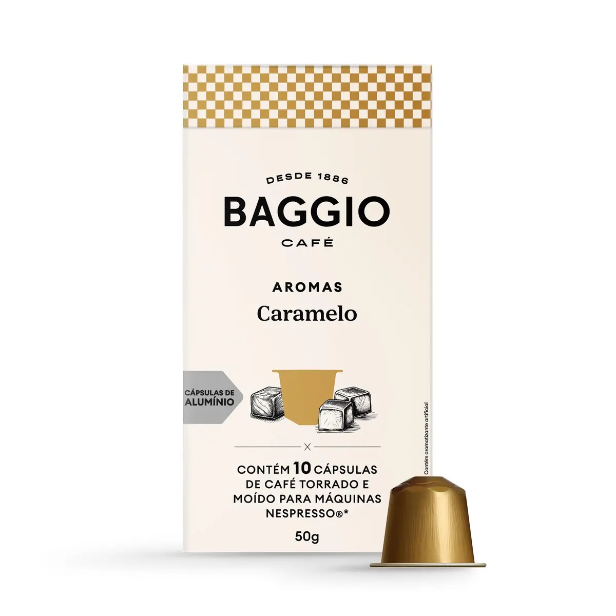 Baggio Café Cápsulas De Café Aroma Caramelo Compatível Com Nespresso Contém 10 Cápsulas - 1