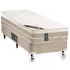 Cama Box Solteiro com Mola 69x88x188cm Branco - 1