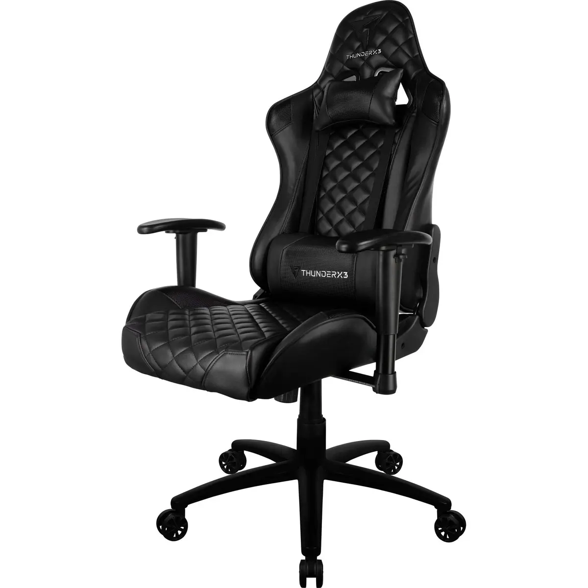 Cadeira Gamer Profissional TGC12 Preta ThunderX3. - 1