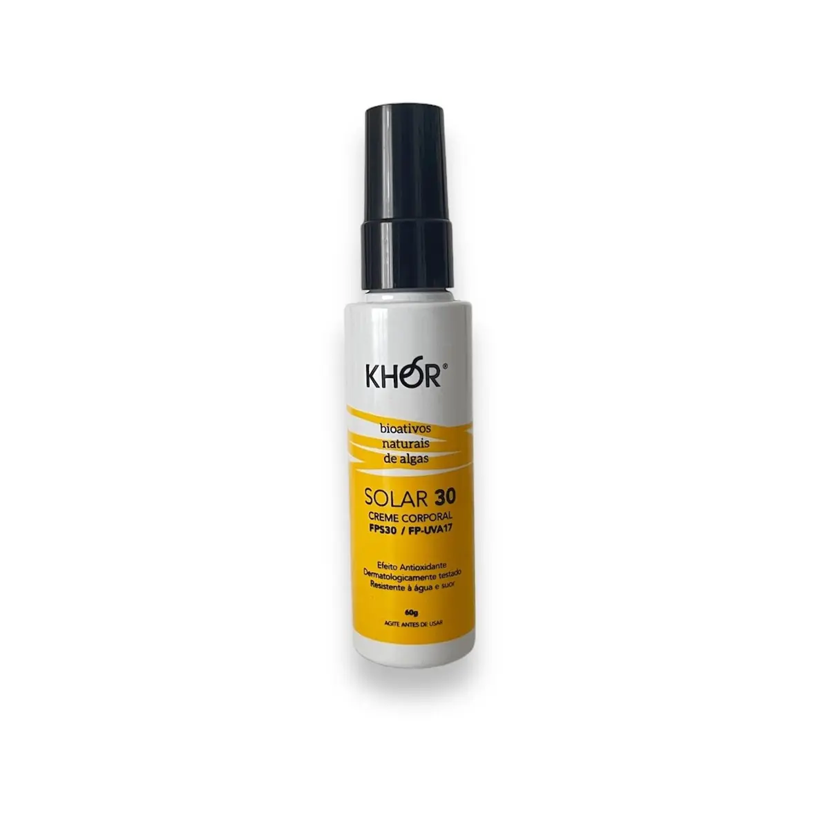 KHOR - Protetor Solar FPS30/PPD17 com Valvula Dosadora - 60g
