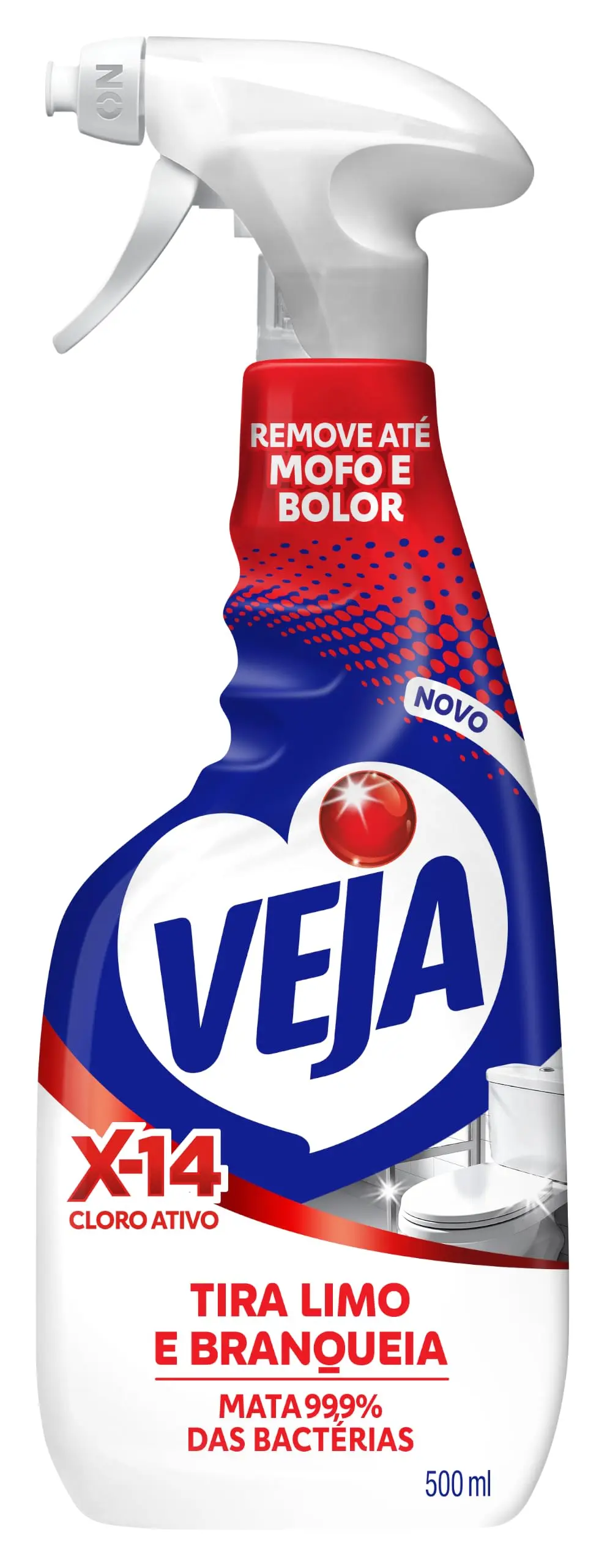Limpador Spray Banheiro X14 Tira Limo 500 Ml, Veja - 1