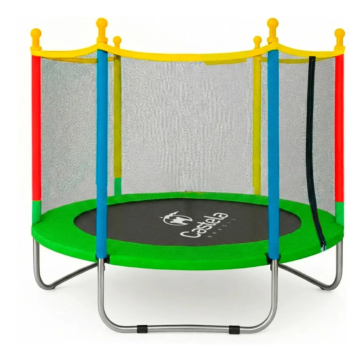 Cama Elástica Verde 140cm X 120 cm Até 80kg - Castela