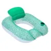 Boia Inflável Reclinável para Piscina Verde-Claro - 1