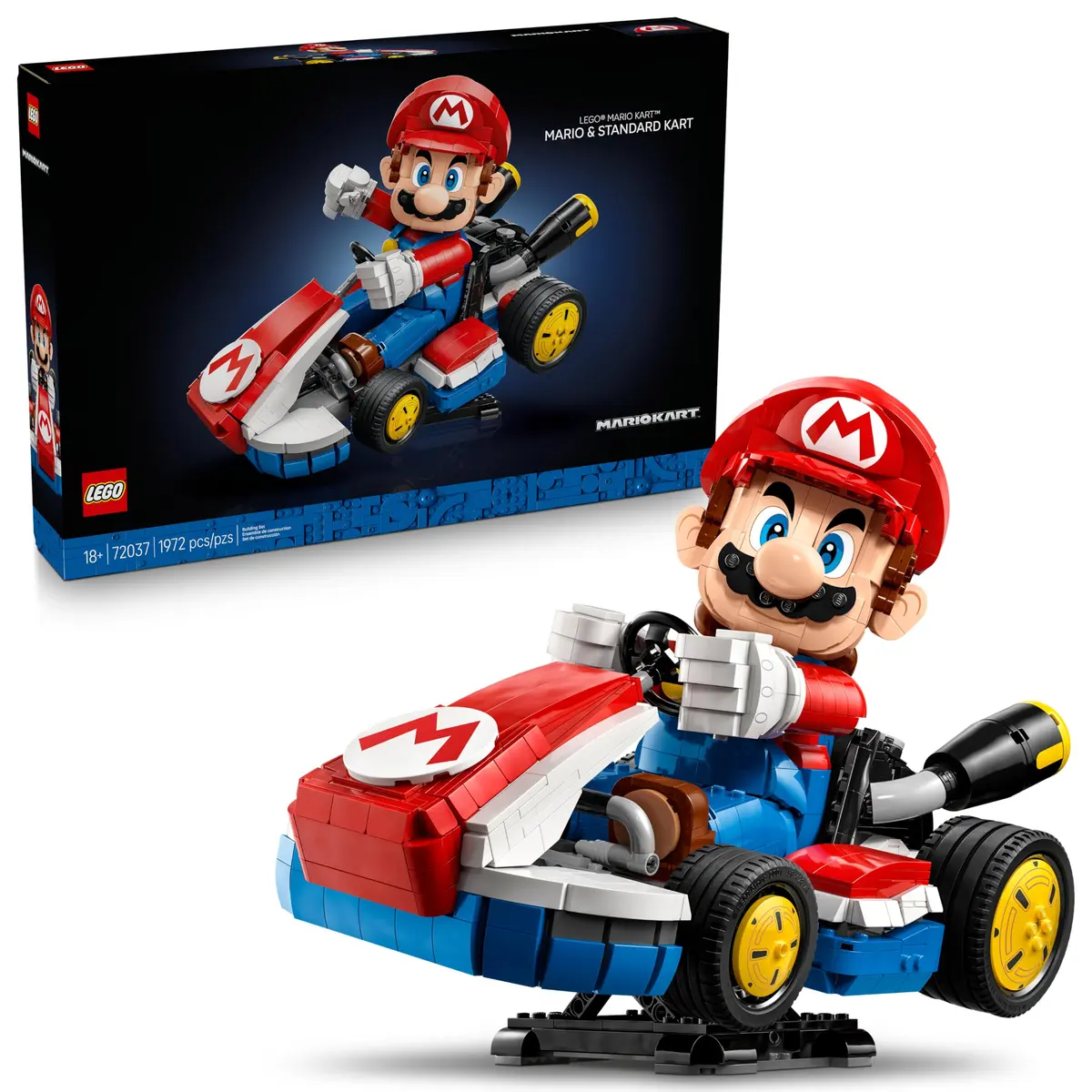 LEGO Super Mario Mario Kart™: Mario e Kart Padrão 72037 - 1