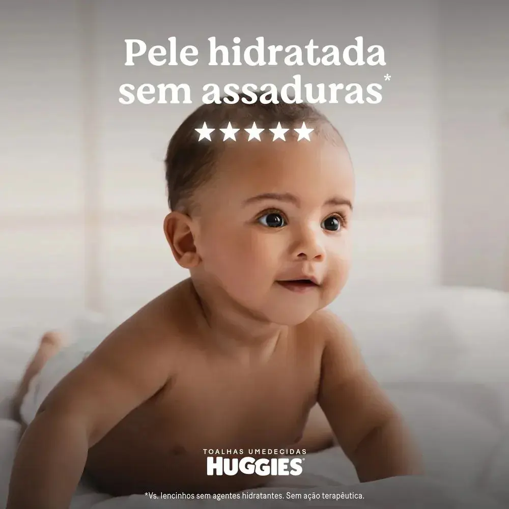 Huggies Lenços Umedecidos Higiene Superior Limpam 2x Mais 48 Un thumbnail 3
