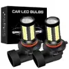 Par lâmpadas LED neblina carro 6000K 12V/24V - 1