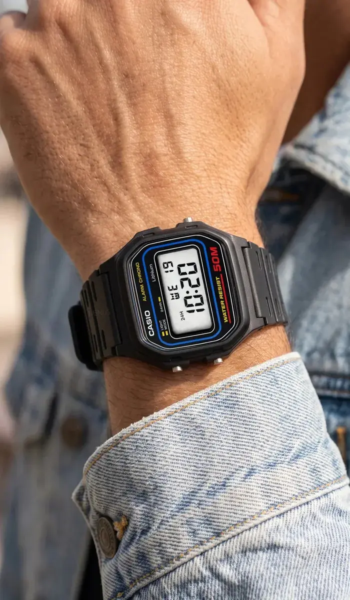 Relógio Digital Casio W-59 50m à Prova d'Água thumbnail 7