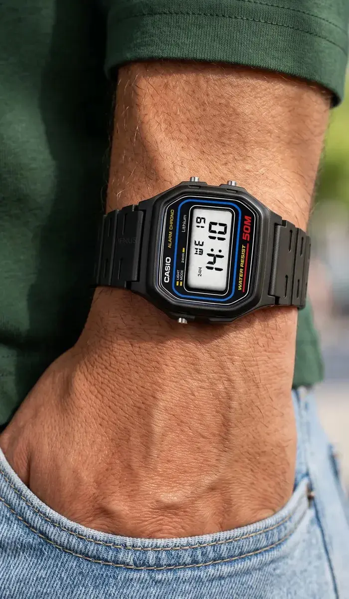 Relógio Digital Casio W-59 50m à Prova d'Água thumbnail 8