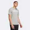 Camiseta Adidas Logo Linear Masculina - Cinza - Tamanho: G - 1