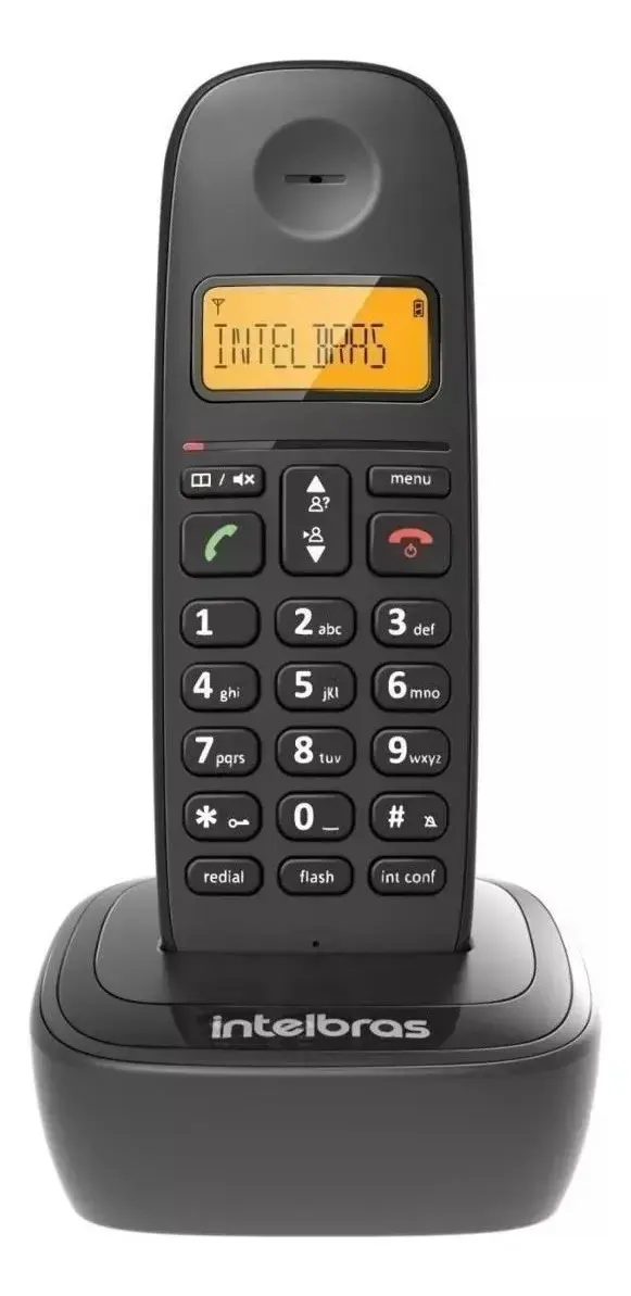 Telefone Sem Fio Intelbras Ts 2510 Preto Preto