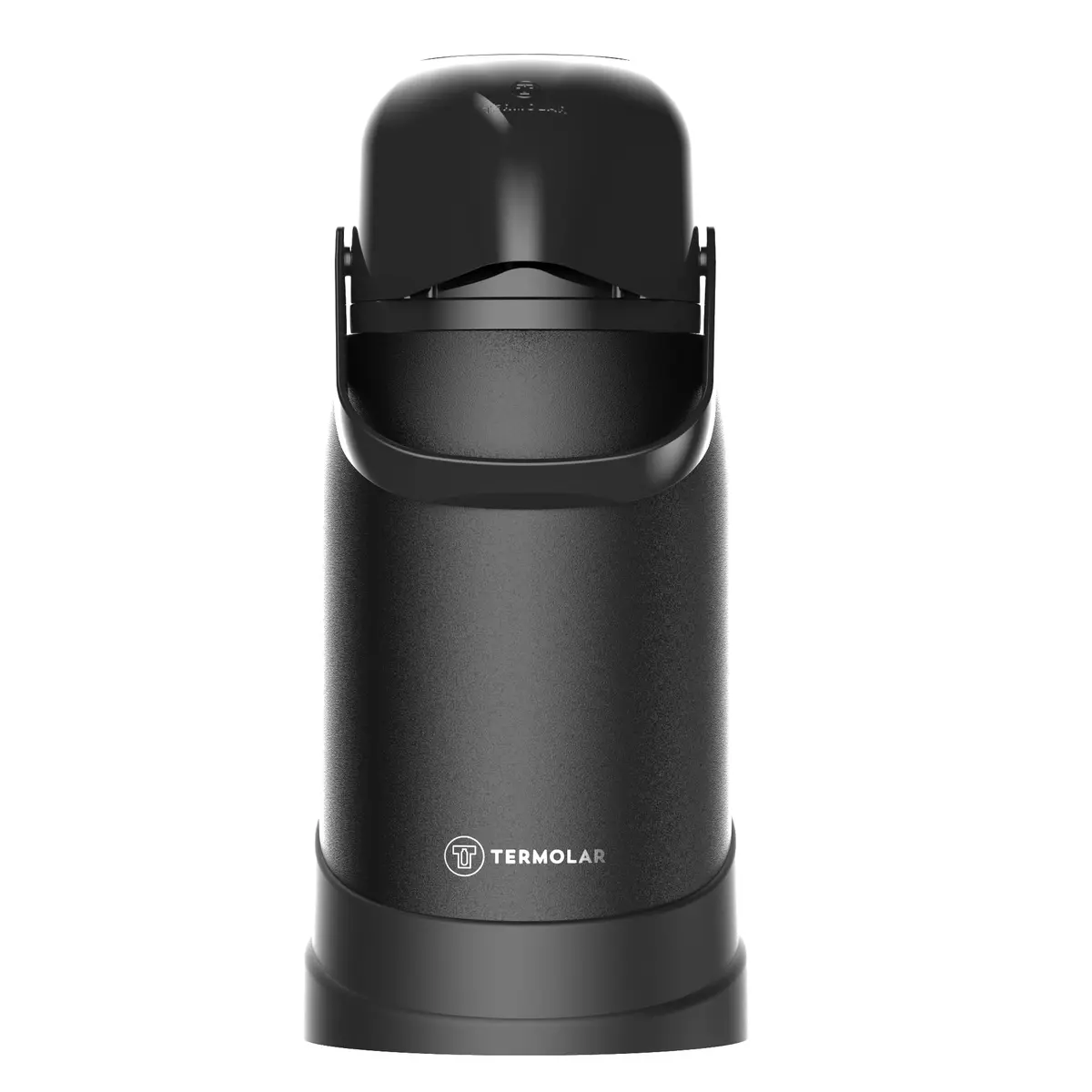 TERMOLAR Garrafa Térmica R-Evolution Pressão 100% Inox 1,2L Preta - 1