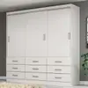 Guarda-roupa casal isabela 3 pt 9 gv branco