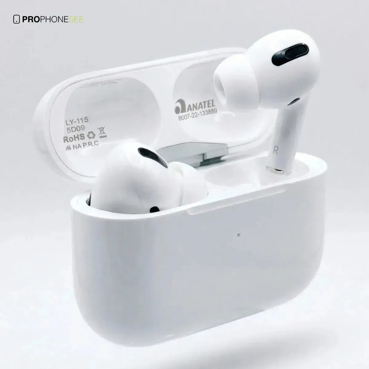 Fone Ouvido Bluetooth Compatível Com Iphone X Xr 11 12 13 14 15 16 17 Xs Pro Max Plus Samsung S20 S23 S24 Xiaomi Motorola Android Ios Sem Fio Prova DAgua Wireless Tipo Light Marca Pro Phone See - 1