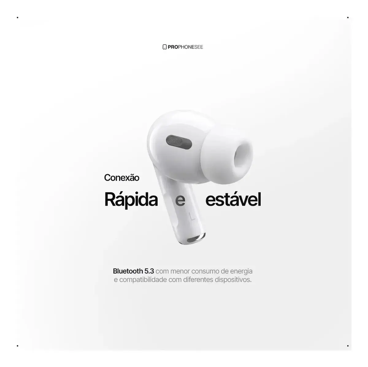 Fone Ouvido Bluetooth Compatível Com Iphone X Xr 11 12 13 14 15 16 17 Xs Pro Max Plus Samsung S20 S23 S24 Xiaomi Motorola Android Ios Sem Fio Prova DAgua Wireless Tipo Light Marca Pro Phone See thumbnail 3